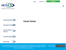 Tablet Screenshot of mcaacareers.com